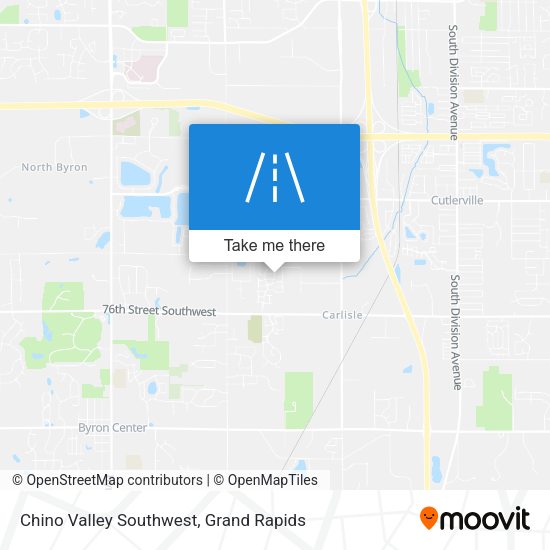 Chino Valley Southwest map