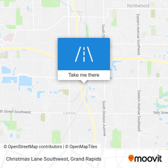 Mapa de Christmas Lane Southwest