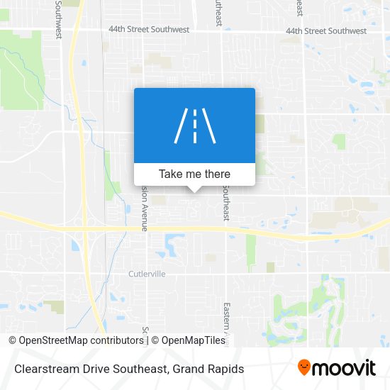 Clearstream Drive Southeast map