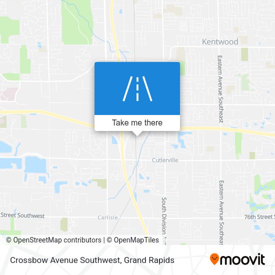 Crossbow Avenue Southwest map