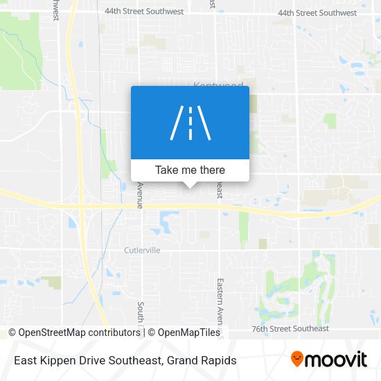Mapa de East Kippen Drive Southeast