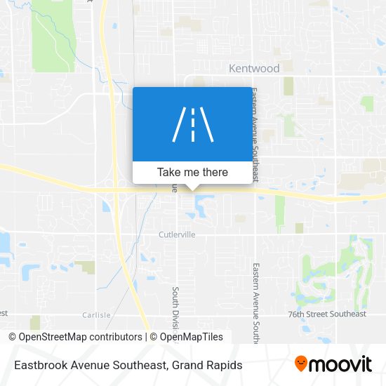 Eastbrook Avenue Southeast map