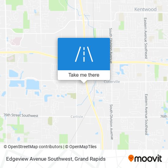 Mapa de Edgeview Avenue Southwest