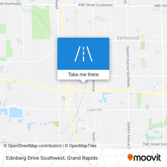 Mapa de Edinberg Drive Southwest