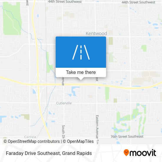 Mapa de Faraday Drive Southeast