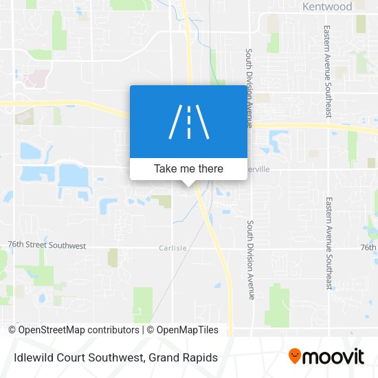 Idlewild Court Southwest map