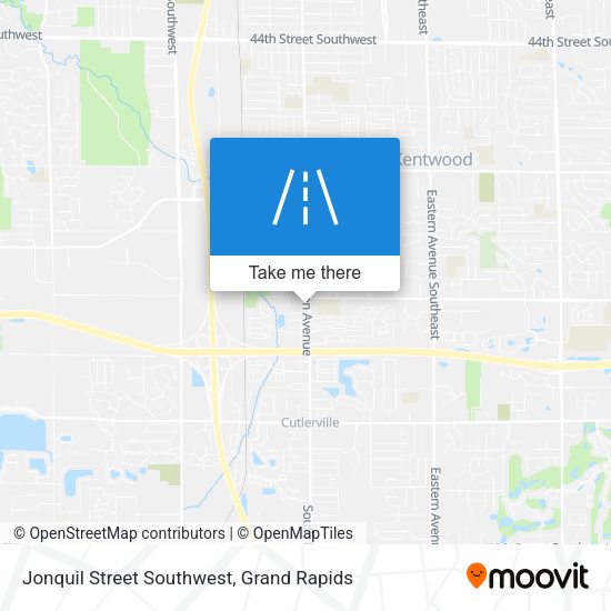 Mapa de Jonquil Street Southwest