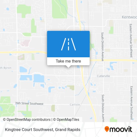 Mapa de Kingtree Court Southwest