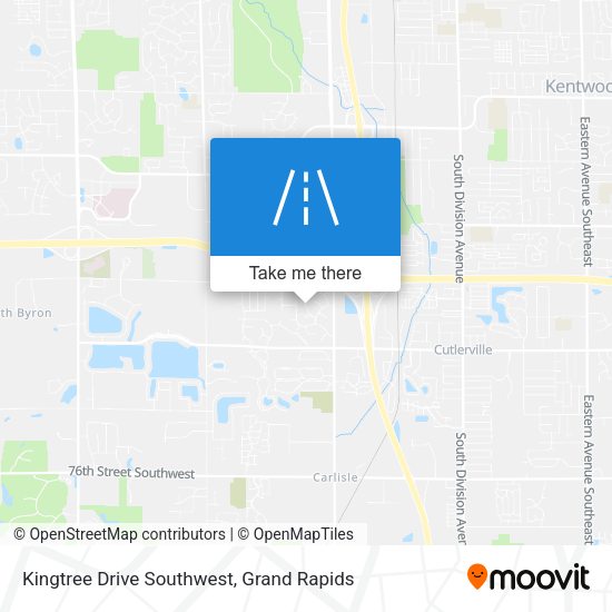 Mapa de Kingtree Drive Southwest