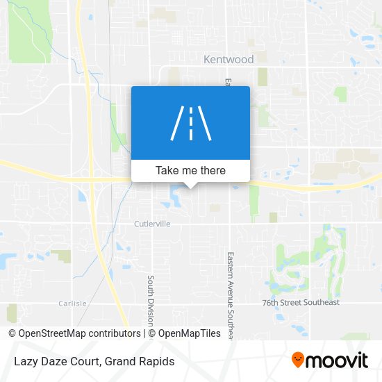 Lazy Daze Court map