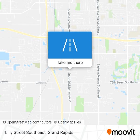 Mapa de Lilly Street Southeast