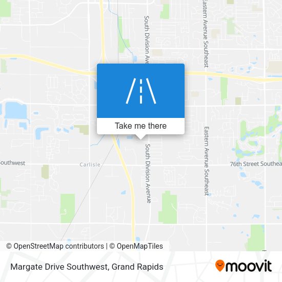Mapa de Margate Drive Southwest