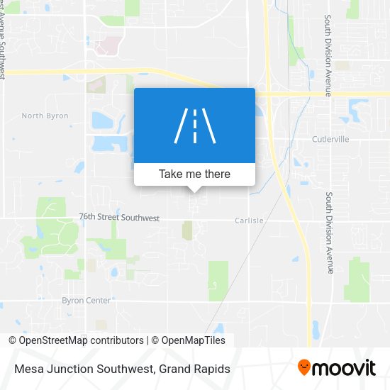 Mesa Junction  Southwest map