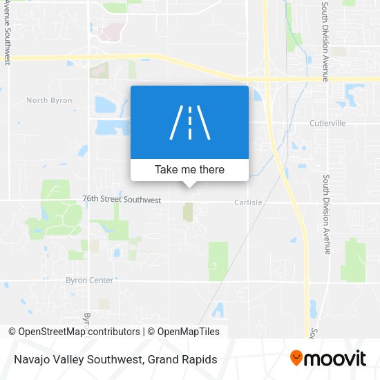 Navajo Valley Southwest map