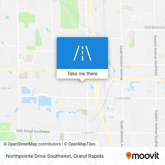 Northpointe Drive Southwest map