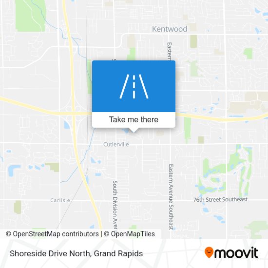 Shoreside Drive North map
