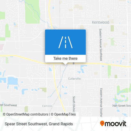 Spear Street Southwest map