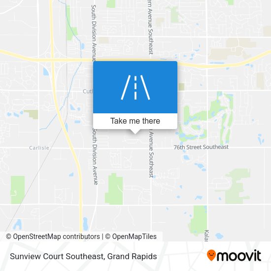 Sunview Court Southeast map