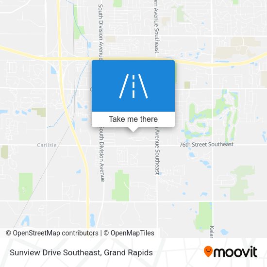 Sunview Drive Southeast map