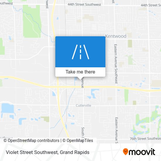 Mapa de Violet Street Southwest