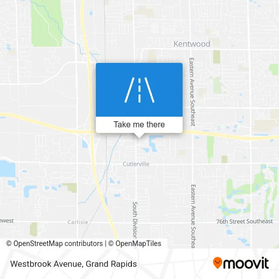 Westbrook Avenue map