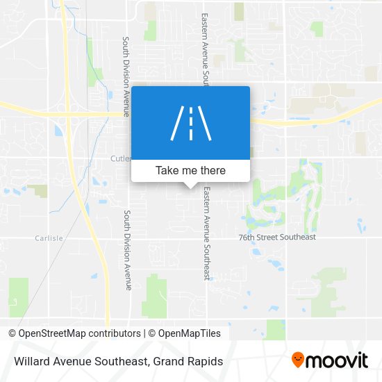 Mapa de Willard Avenue Southeast