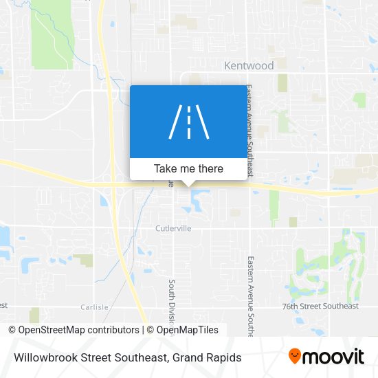 Mapa de Willowbrook Street Southeast