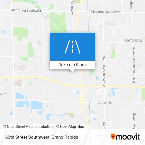 60th Street Southwest map