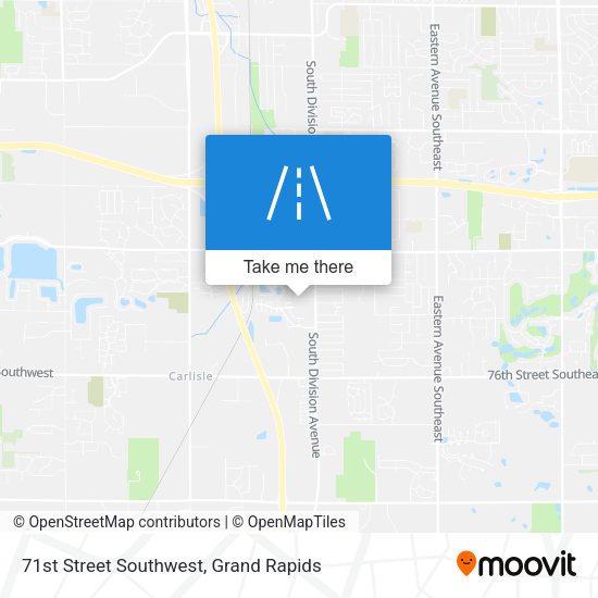 71st Street Southwest map