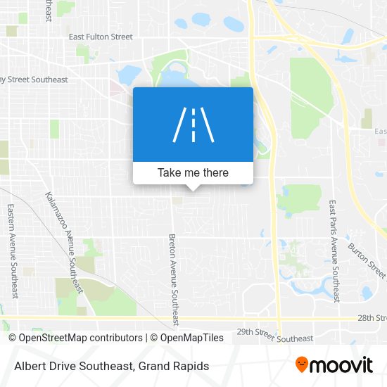 Albert Drive Southeast map