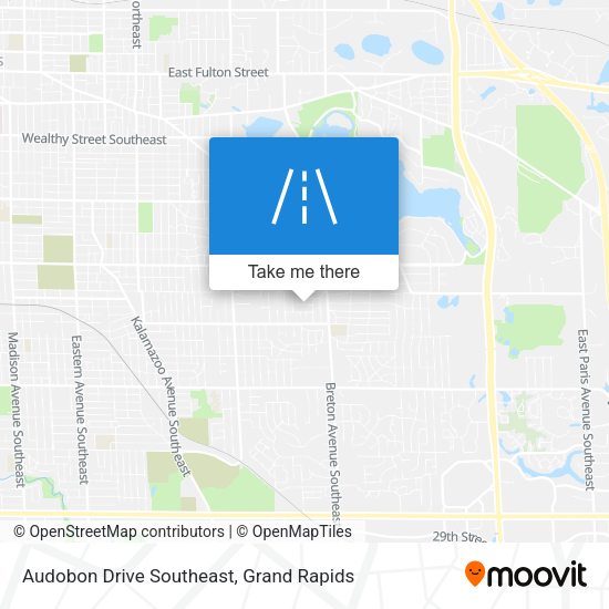 Audobon Drive Southeast map