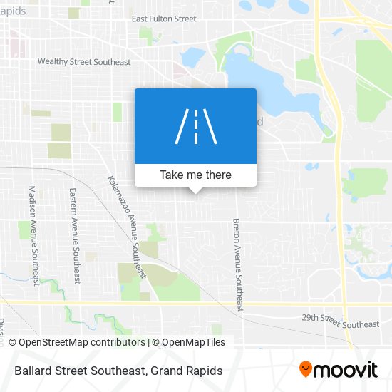 Mapa de Ballard Street Southeast