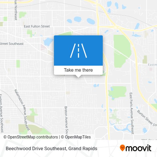 Mapa de Beechwood Drive Southeast