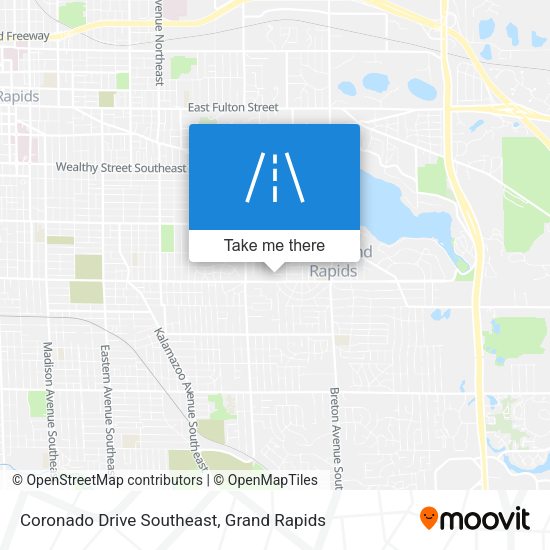 Coronado Drive Southeast map
