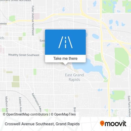 Mapa de Croswell Avenue Southeast