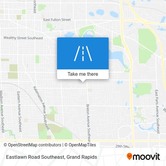 Mapa de Eastlawn Road Southeast