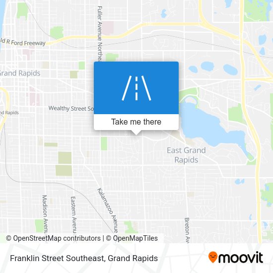 Mapa de Franklin Street Southeast