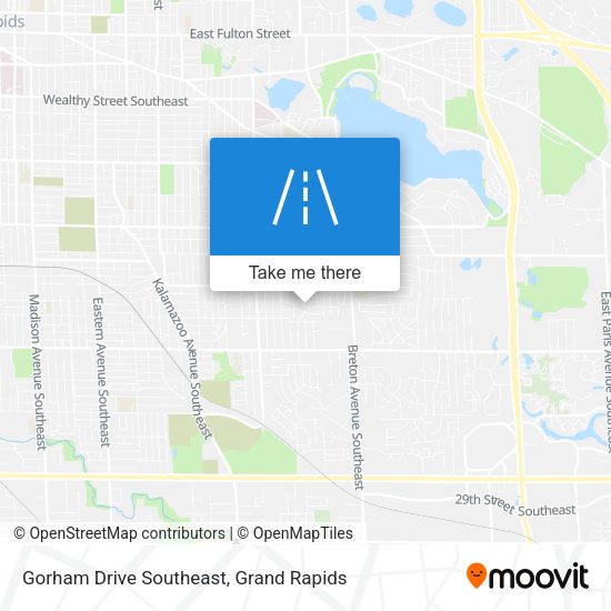 Gorham Drive Southeast map