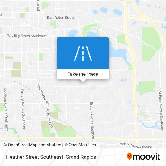 Heather Street Southeast map