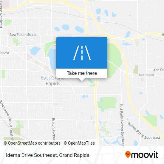 Idema Drive Southeast map
