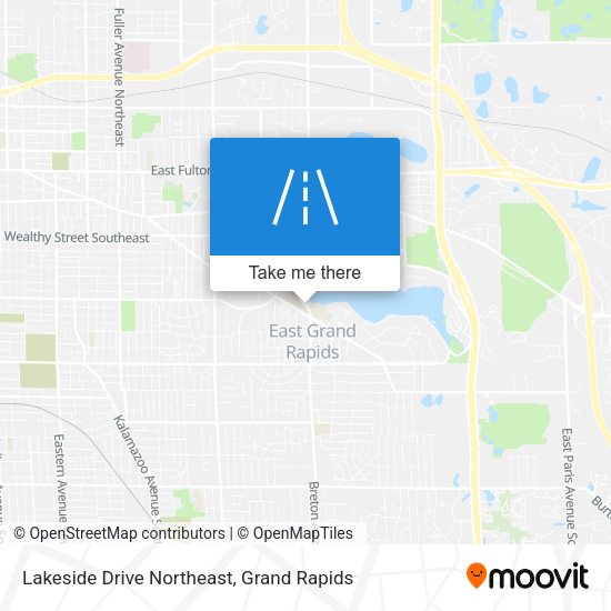 Lakeside Drive Northeast map