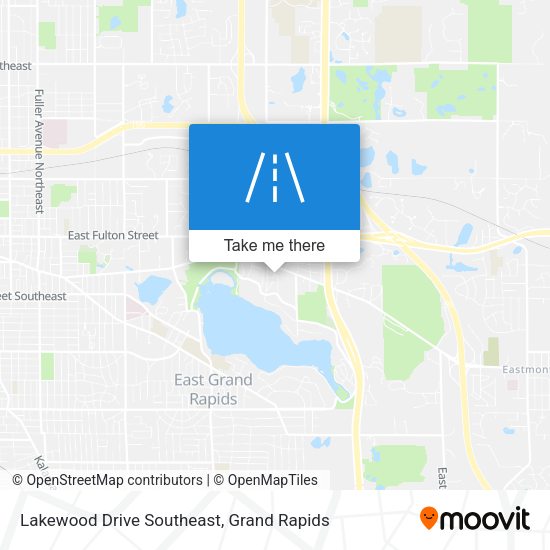 Mapa de Lakewood Drive Southeast