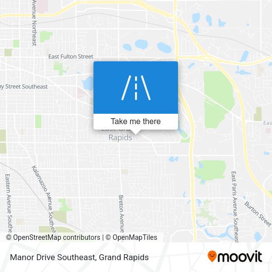 Mapa de Manor Drive Southeast