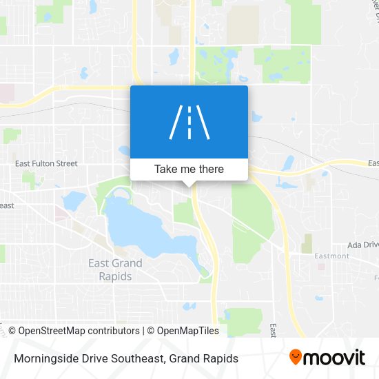 Mapa de Morningside Drive Southeast