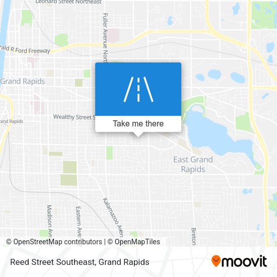 Mapa de Reed Street Southeast