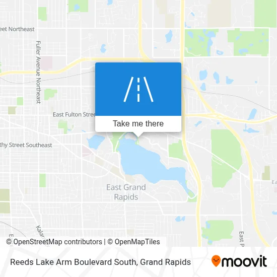 Reeds Lake Arm Boulevard South map