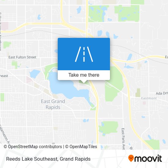 Mapa de Reeds Lake Southeast