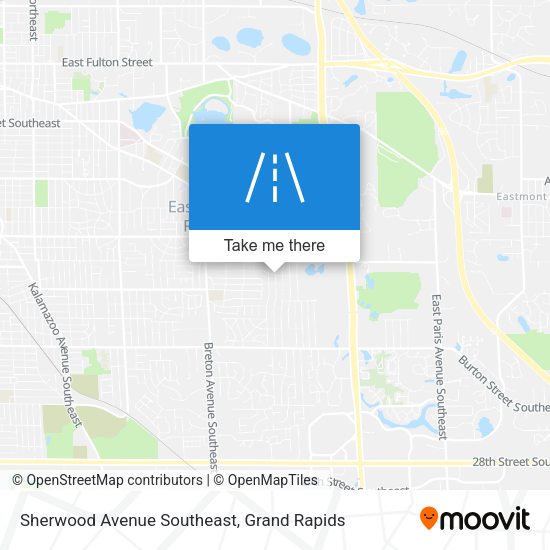 Mapa de Sherwood Avenue Southeast