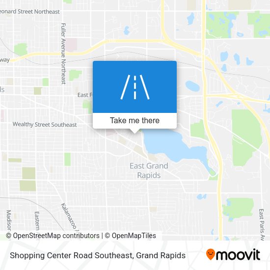 Shopping Center Road Southeast map