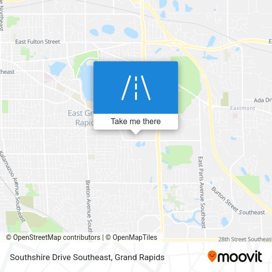 Southshire Drive Southeast map